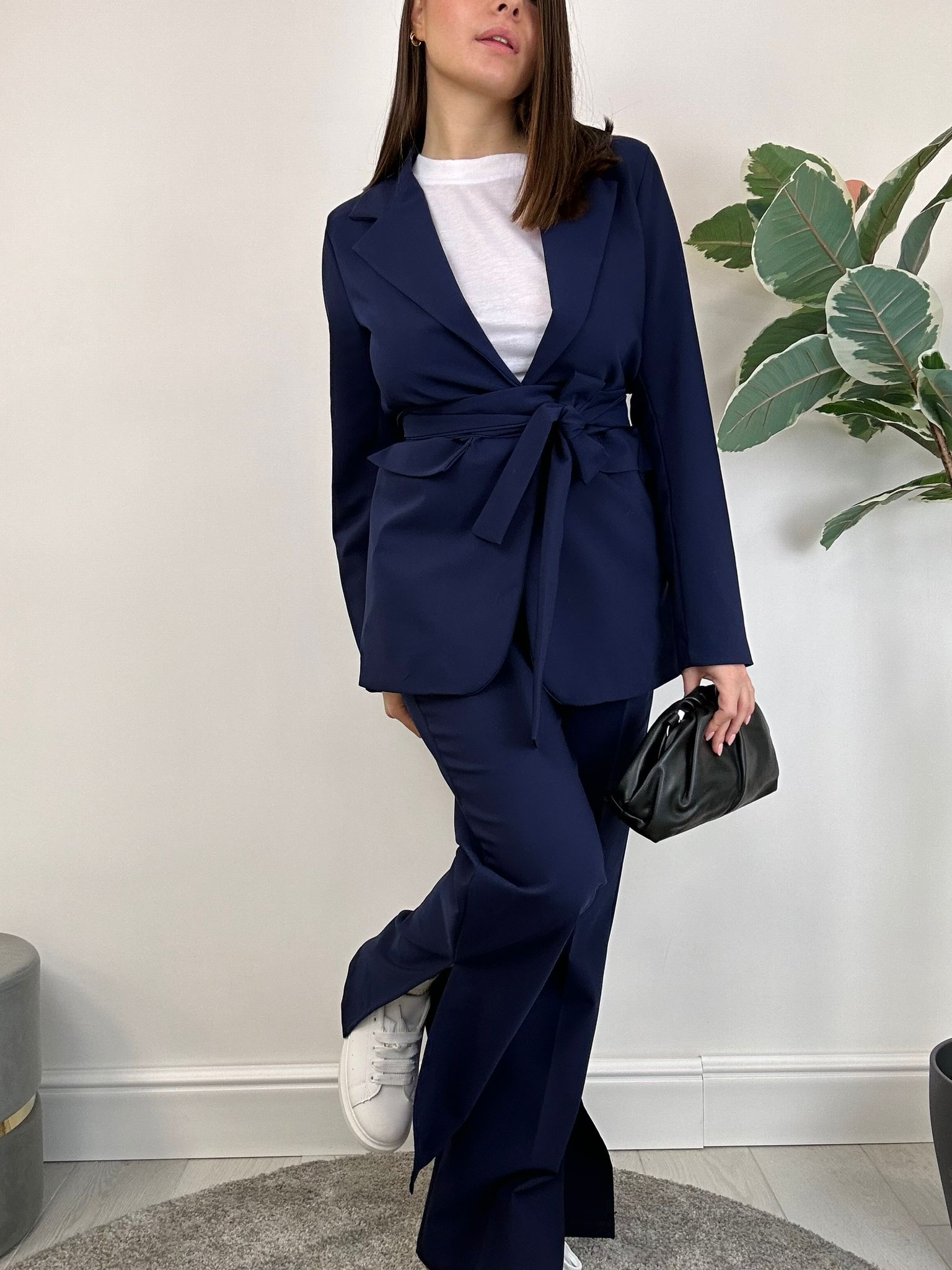 Pariser Anzug (Blazer + Hose) Blau