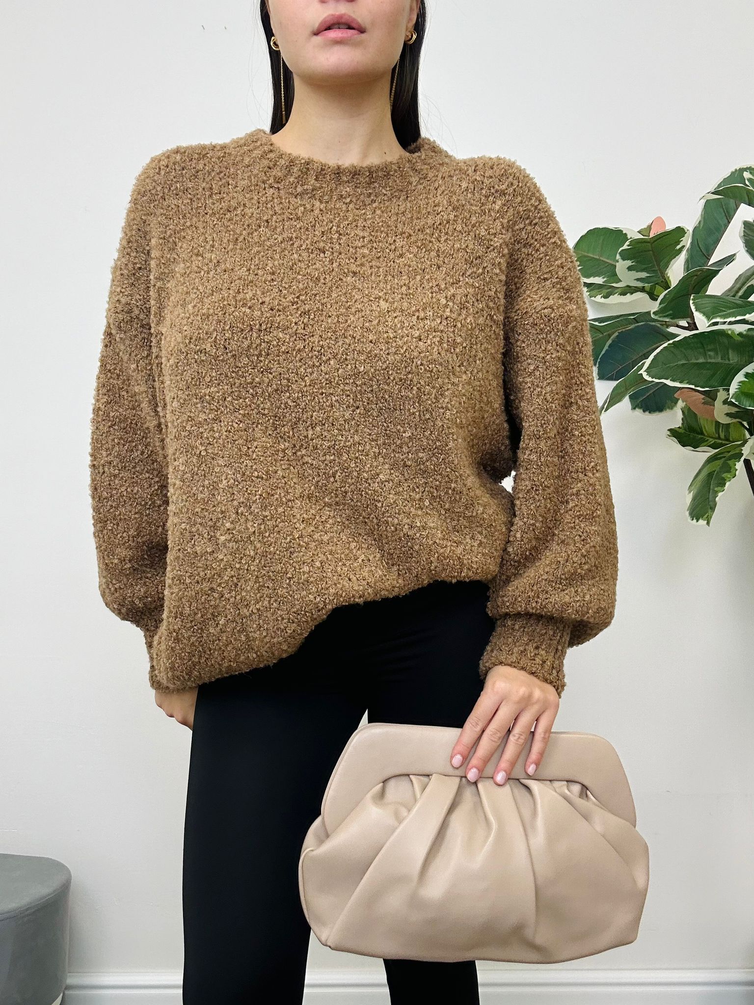 Ania-Pullover – Kamel