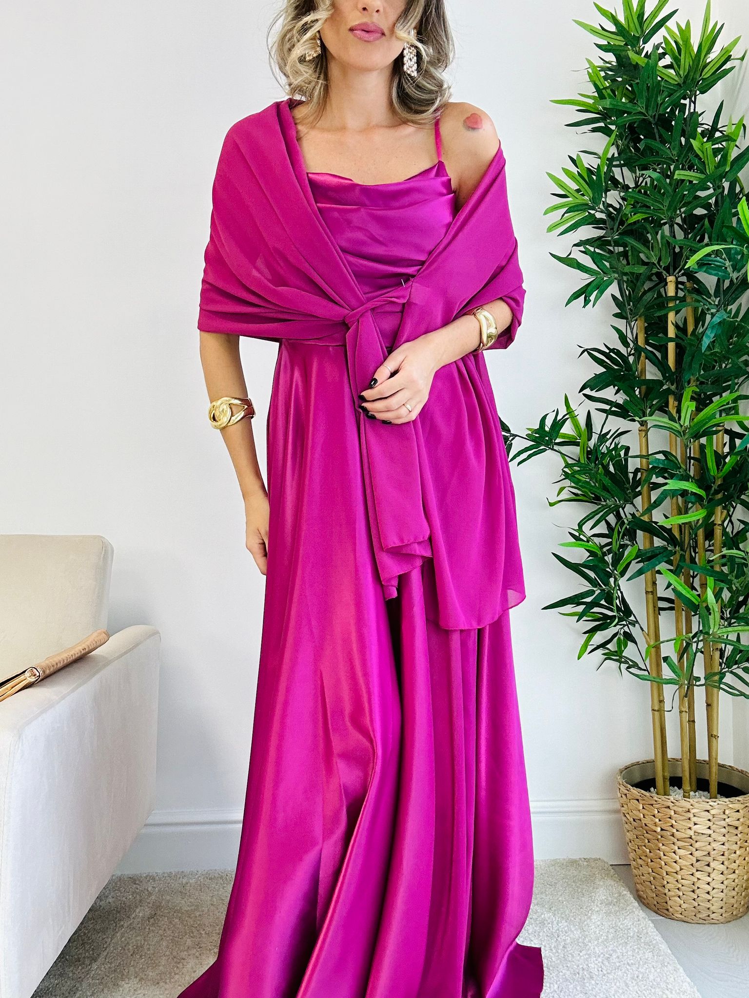 Andromeda-Kleid - Magenta