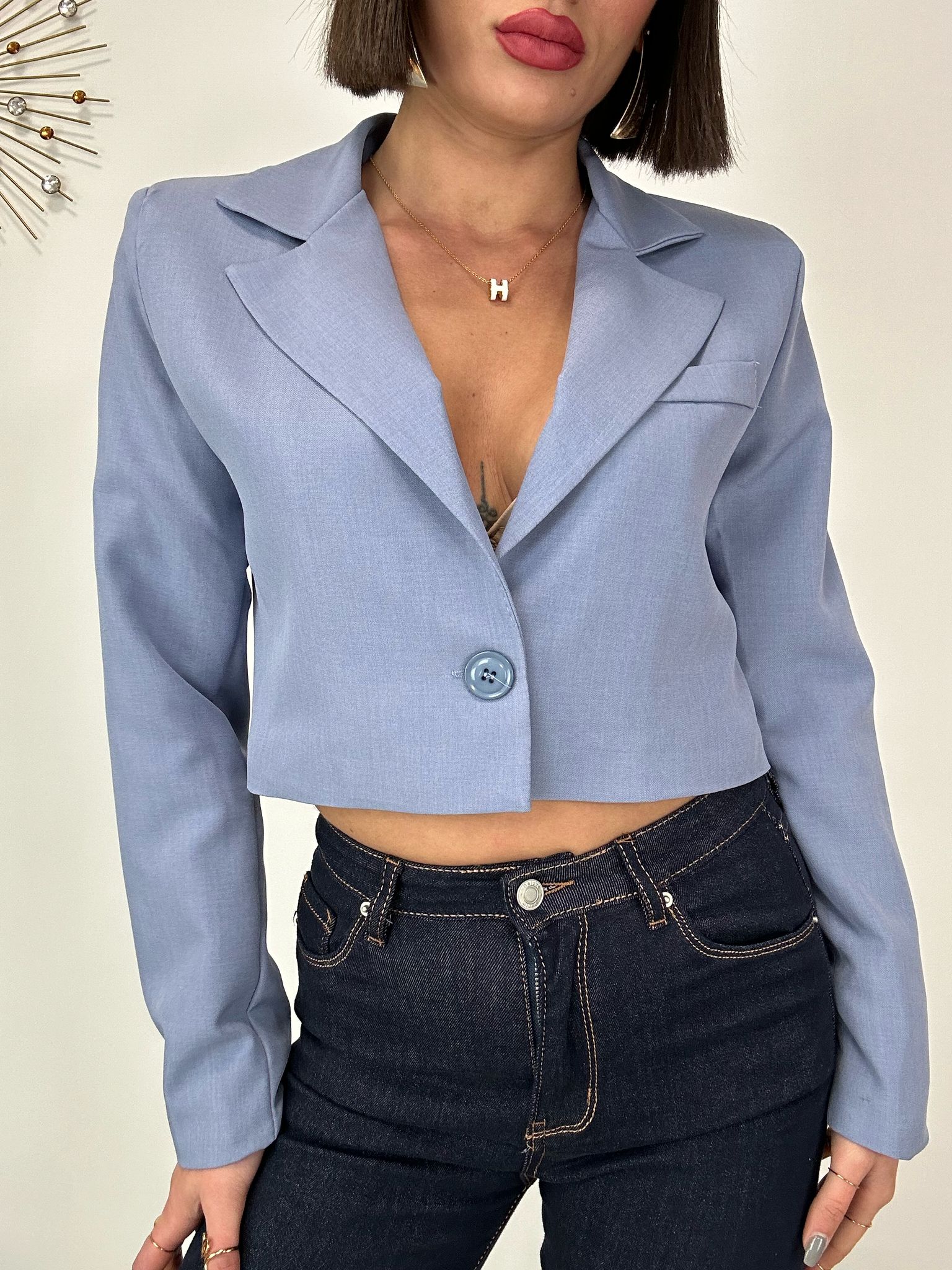 Blazer Crop - Zuckerpapier