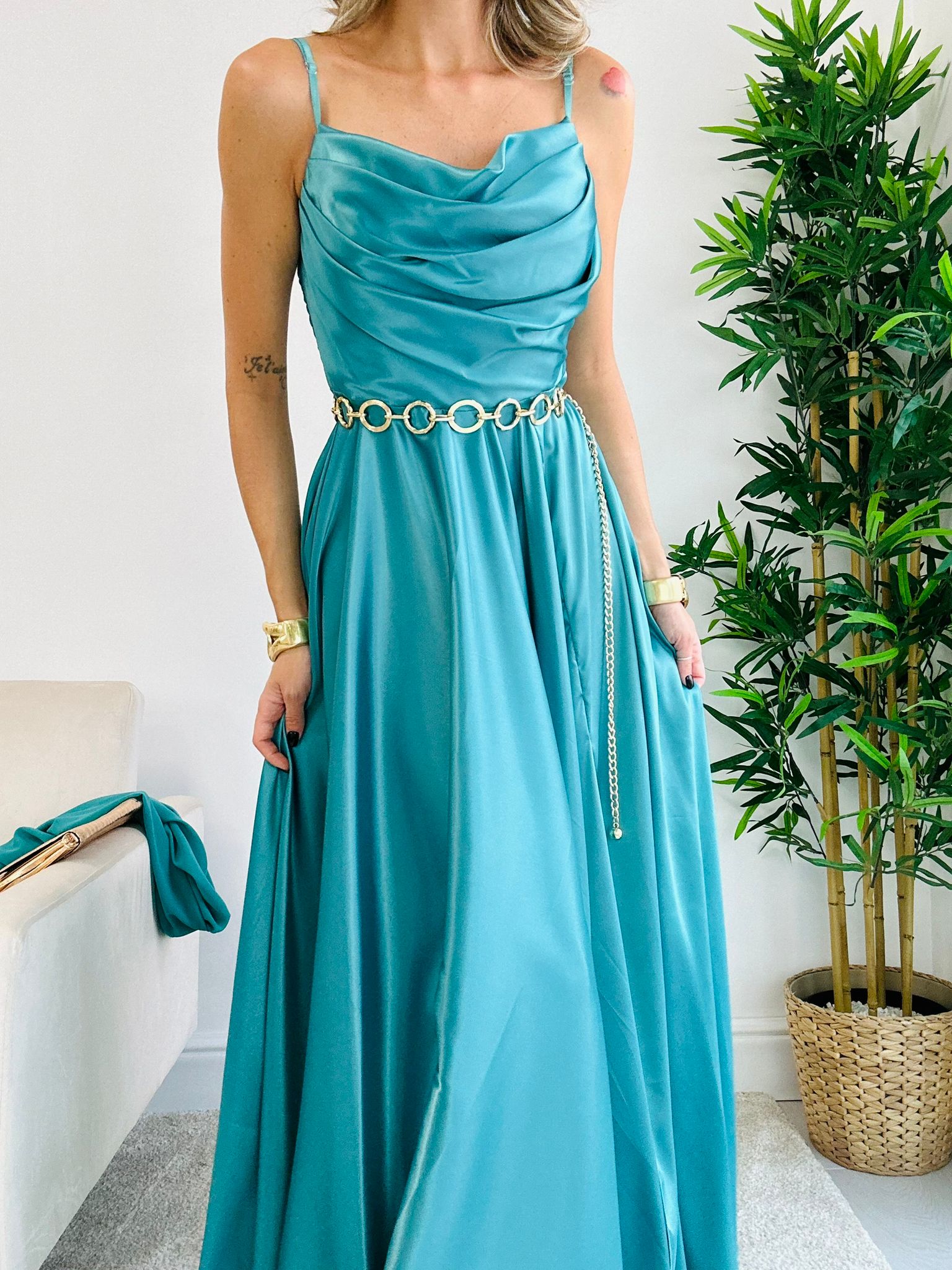 Andromeda-Kleid - Türkis