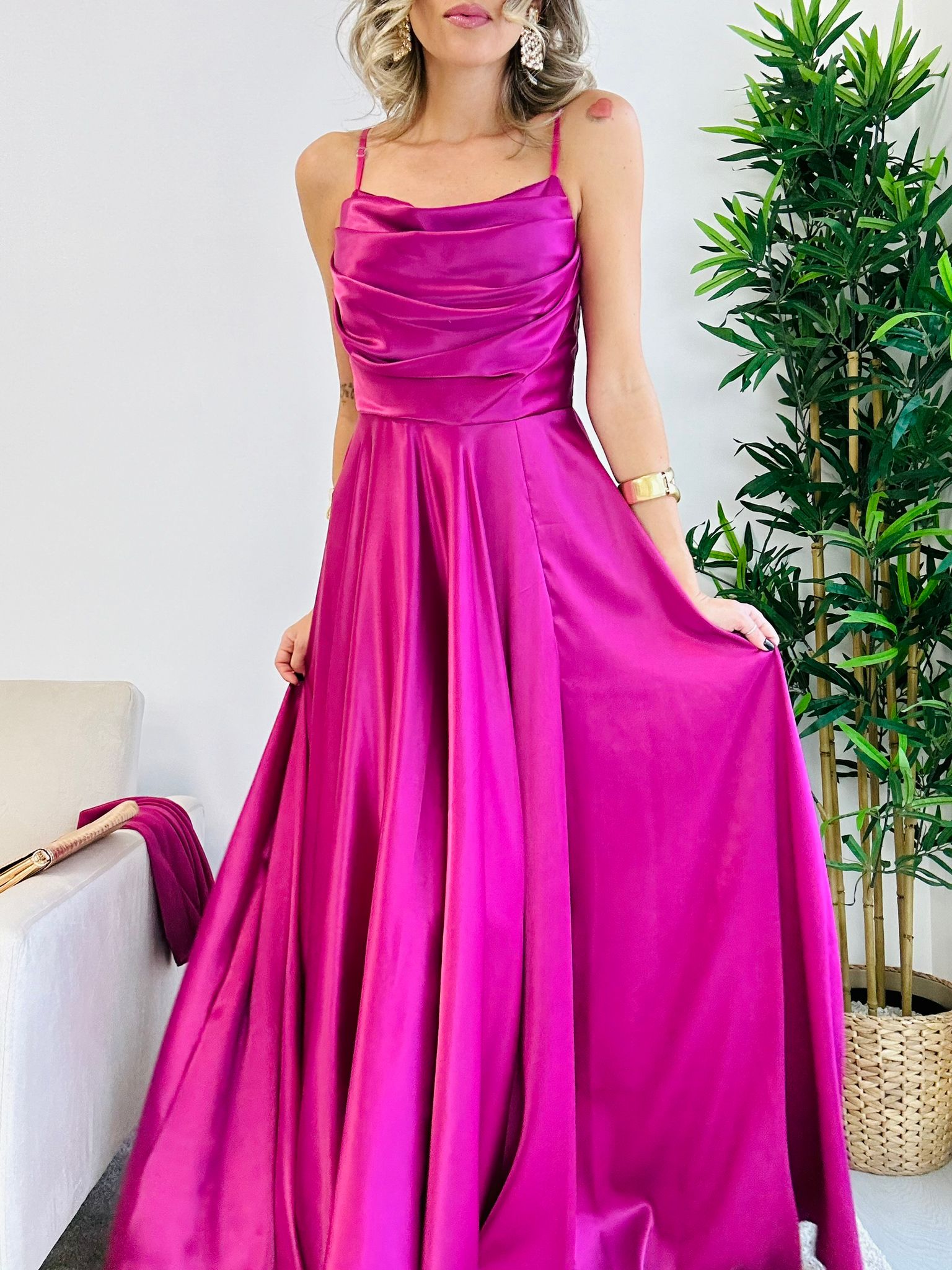 Andromeda-Kleid - Magenta