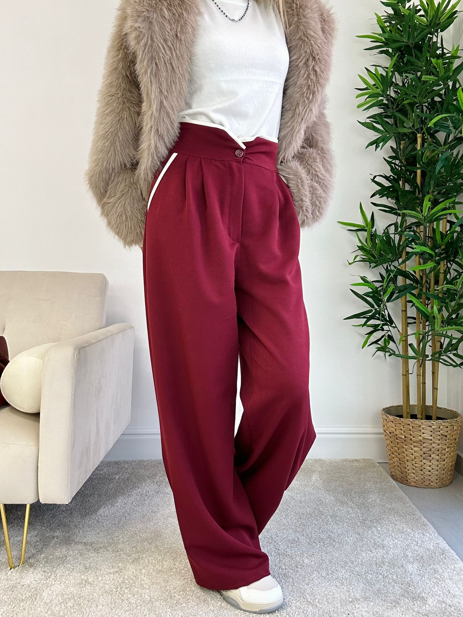 Pantalone Liam - Bordeaux