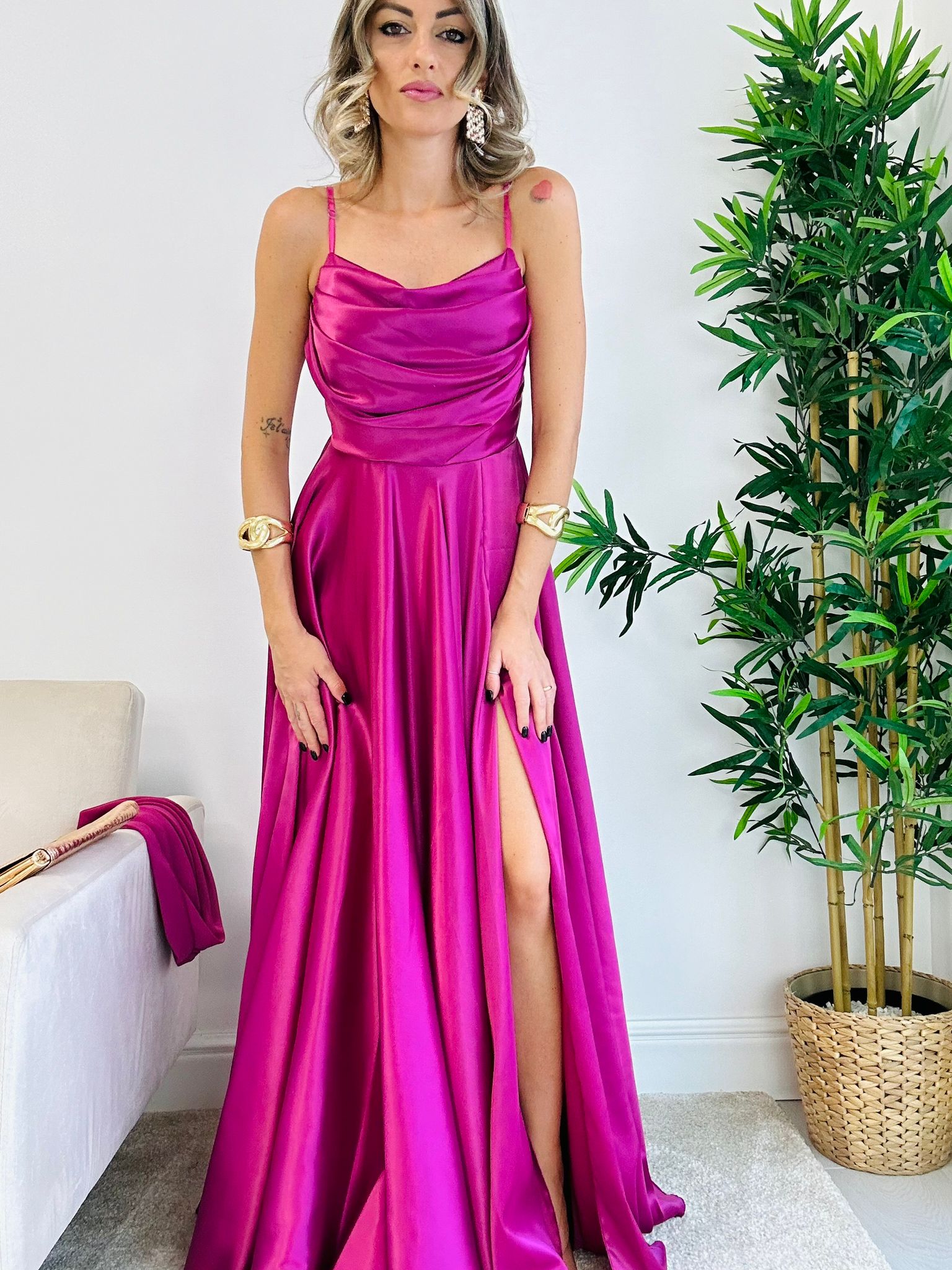 Andromeda-Kleid - Magenta