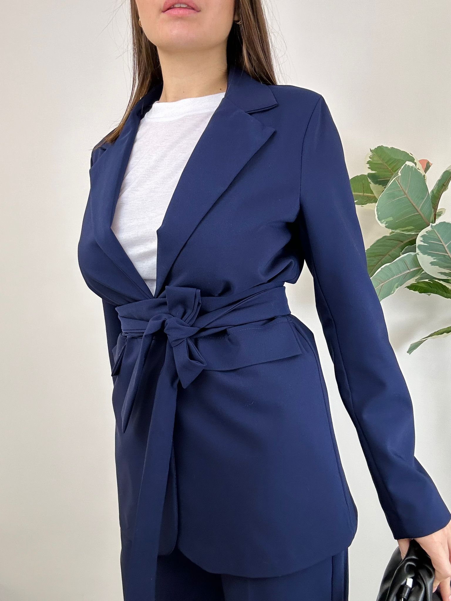 Pariser Anzug (Blazer + Hose) Blau