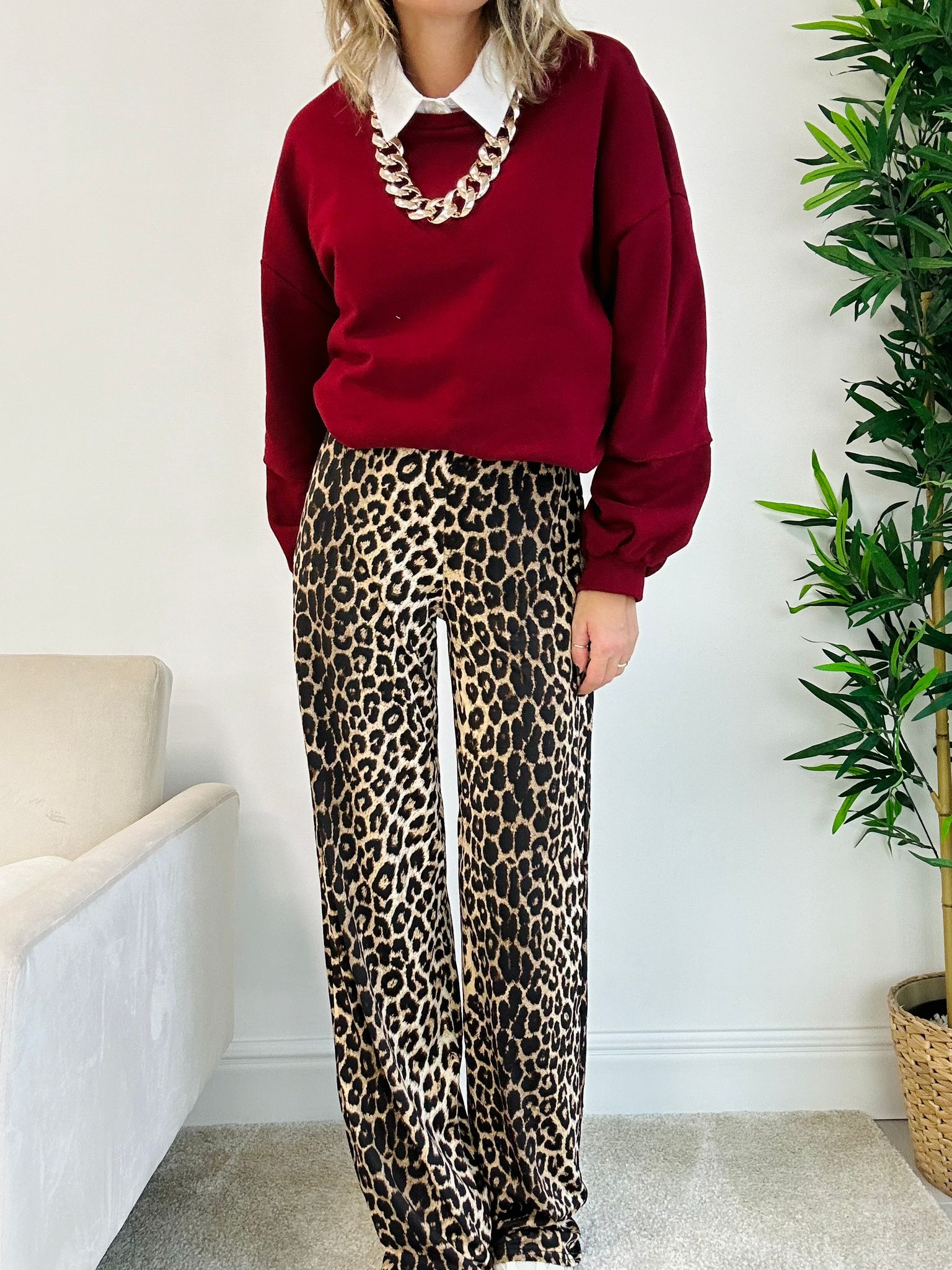 Pantalone Leopardato