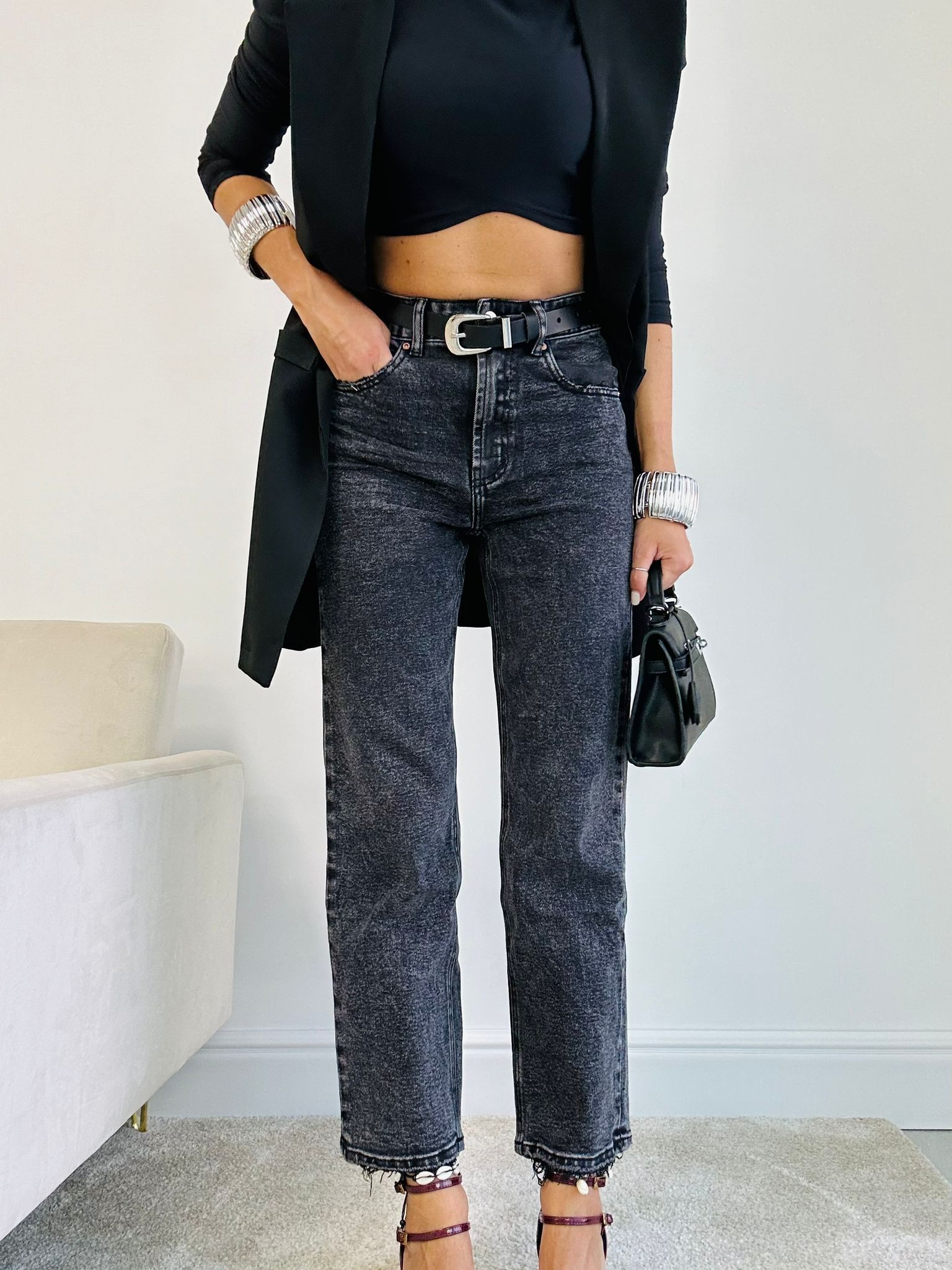 Schwarze Jeans