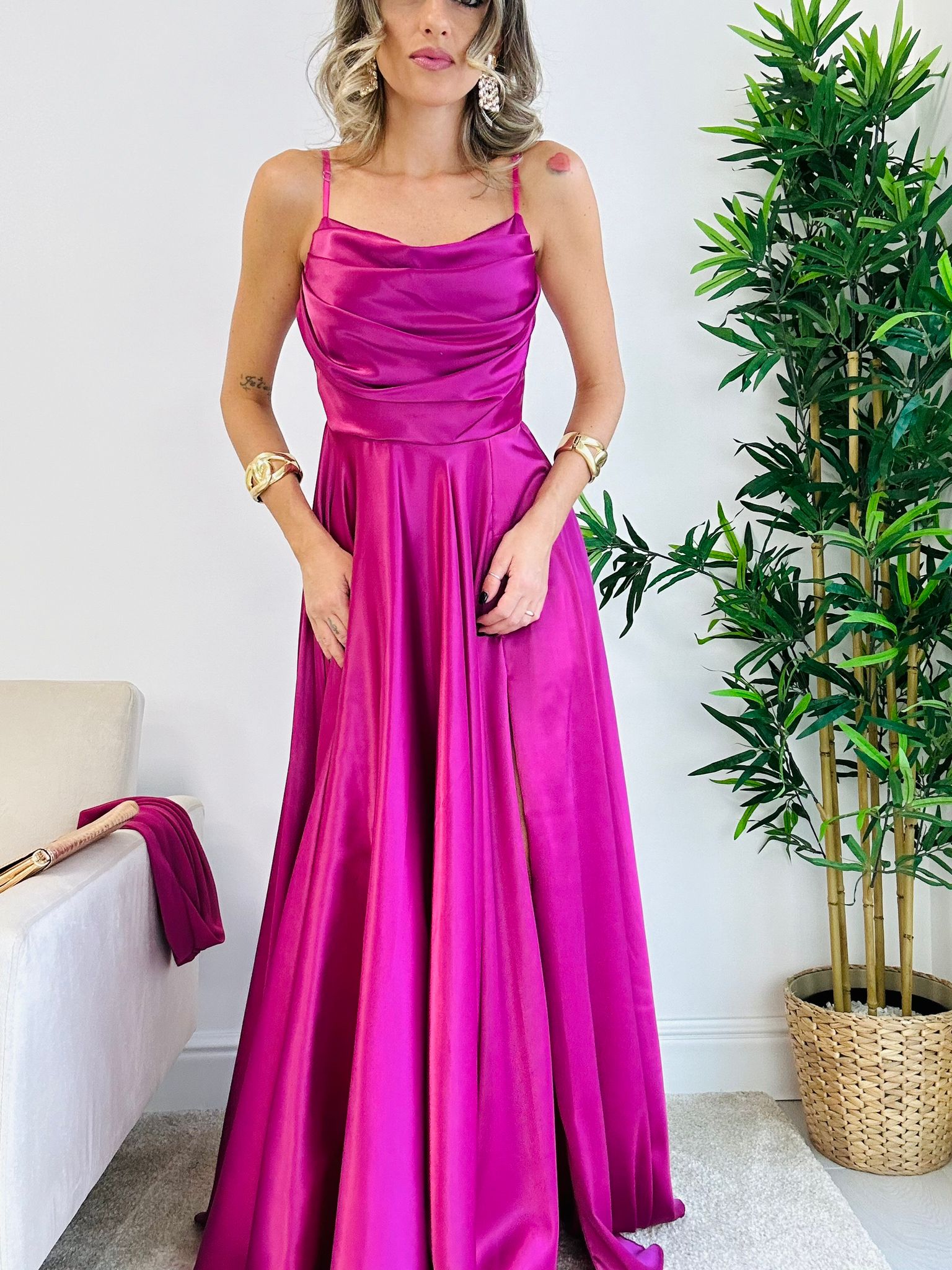 Andromeda-Kleid - Magenta