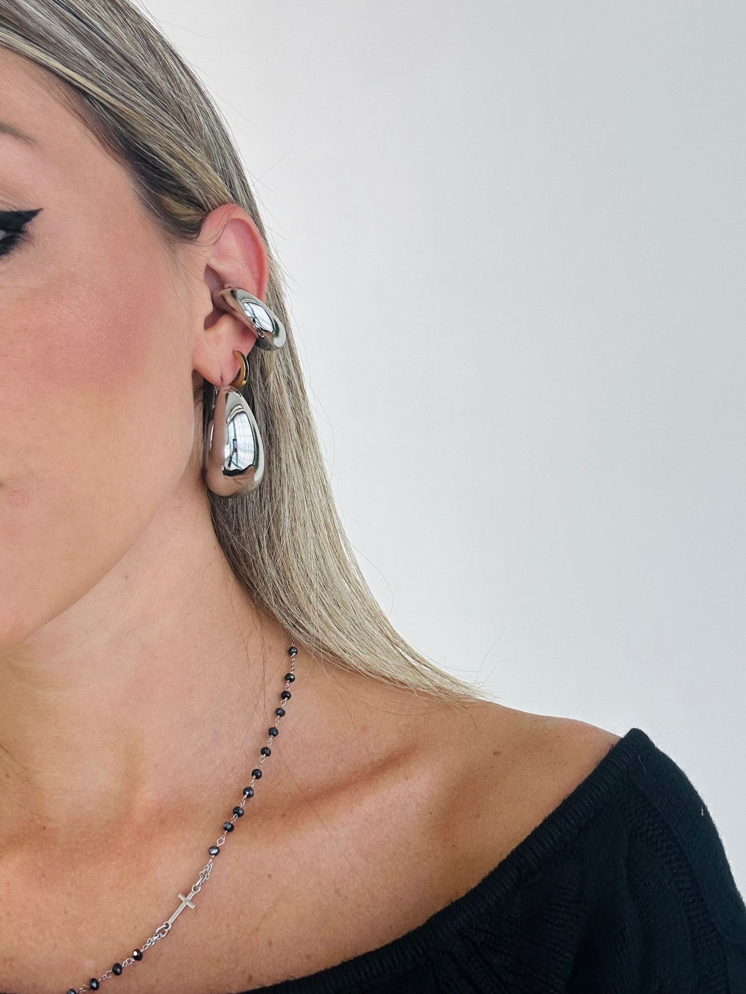 EarCuff-Ohrring – Silber