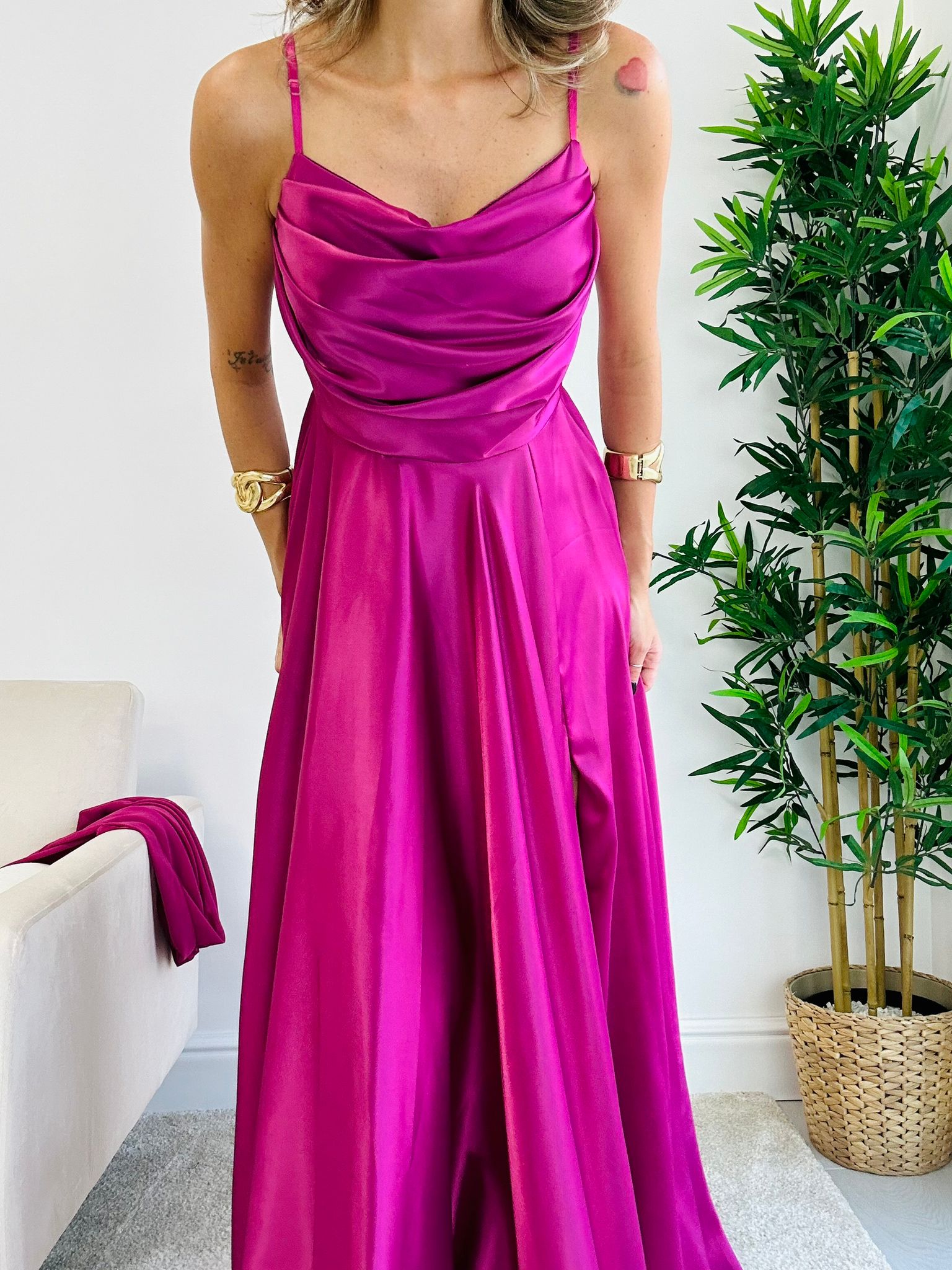 Andromeda-Kleid - Magenta