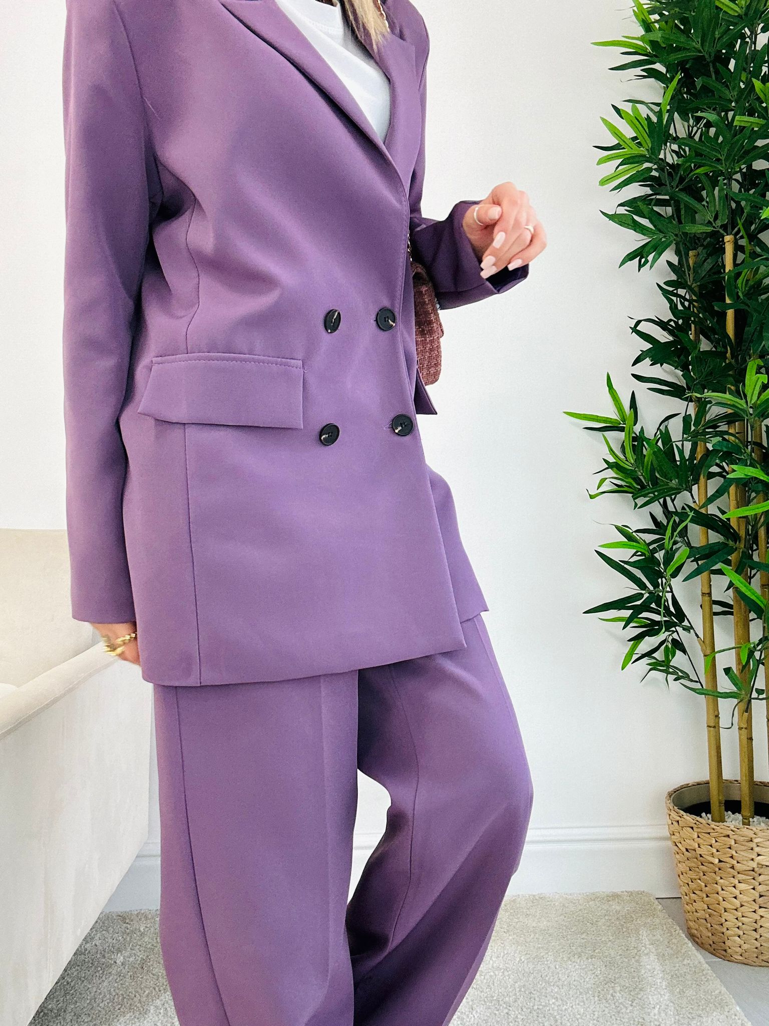 Tailleur Londra (Blazer + Pantalone) Viola