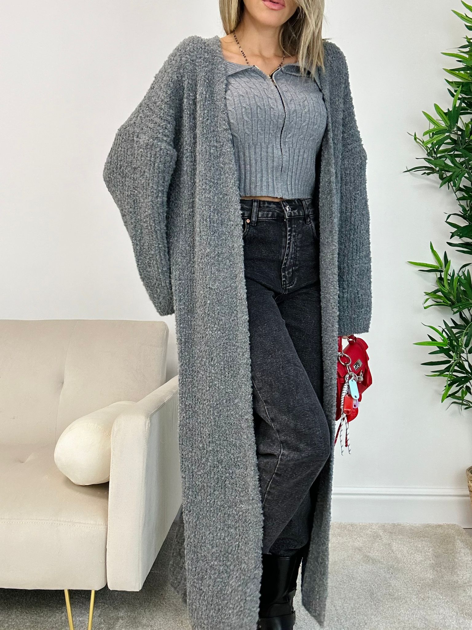 Cardigan Sofia - Gris