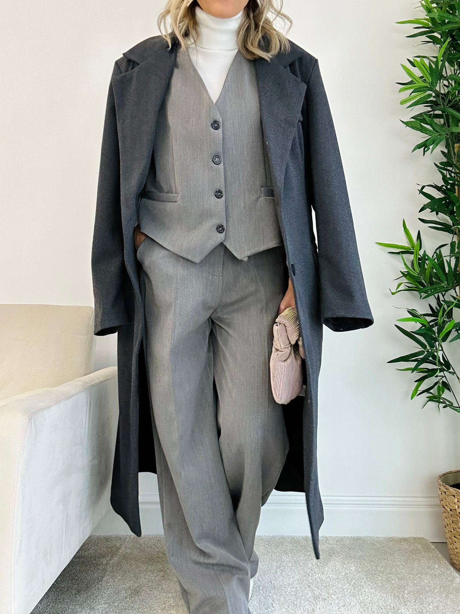 Tailleur Hilary (Gilet + Pantalone) Grigio