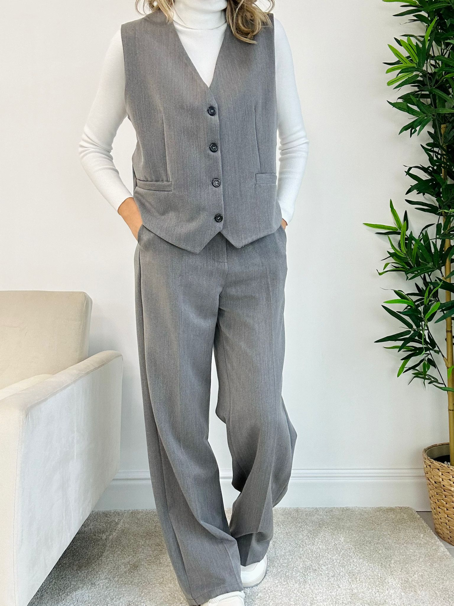 Tailleur Hilary (Gilet + Pantalone) Grigio