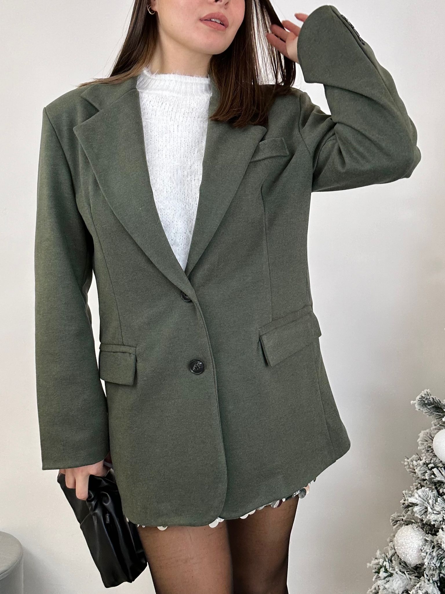 Cappotto a Giacca - Verde Militare