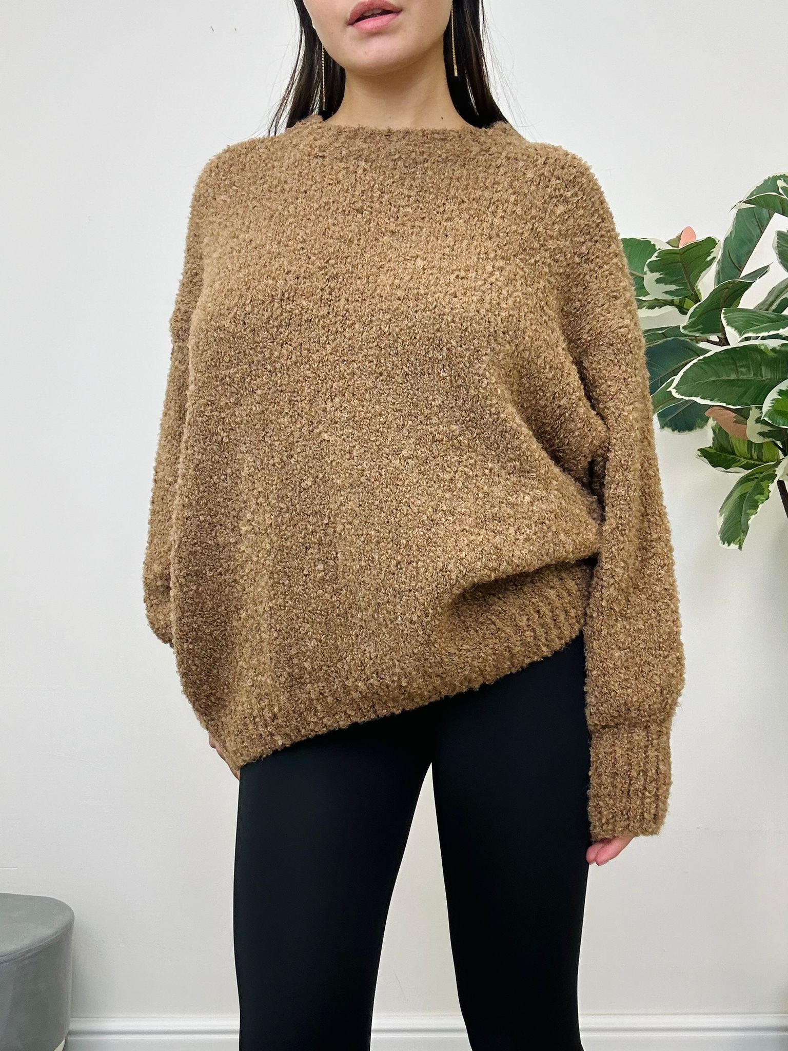 Ania-Pullover – Kamel