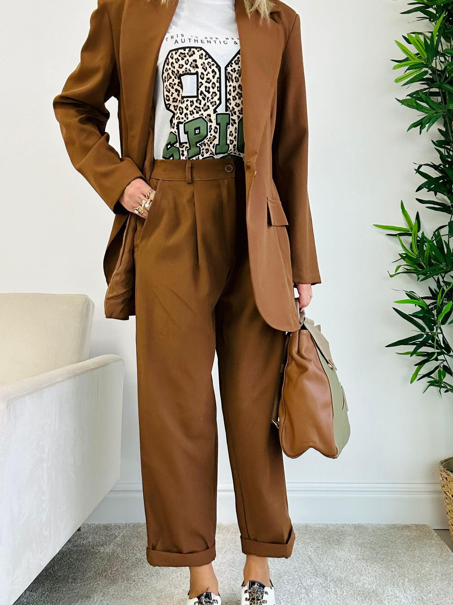 Tailleur Barcellona (Blazer + Pantalone) Camel