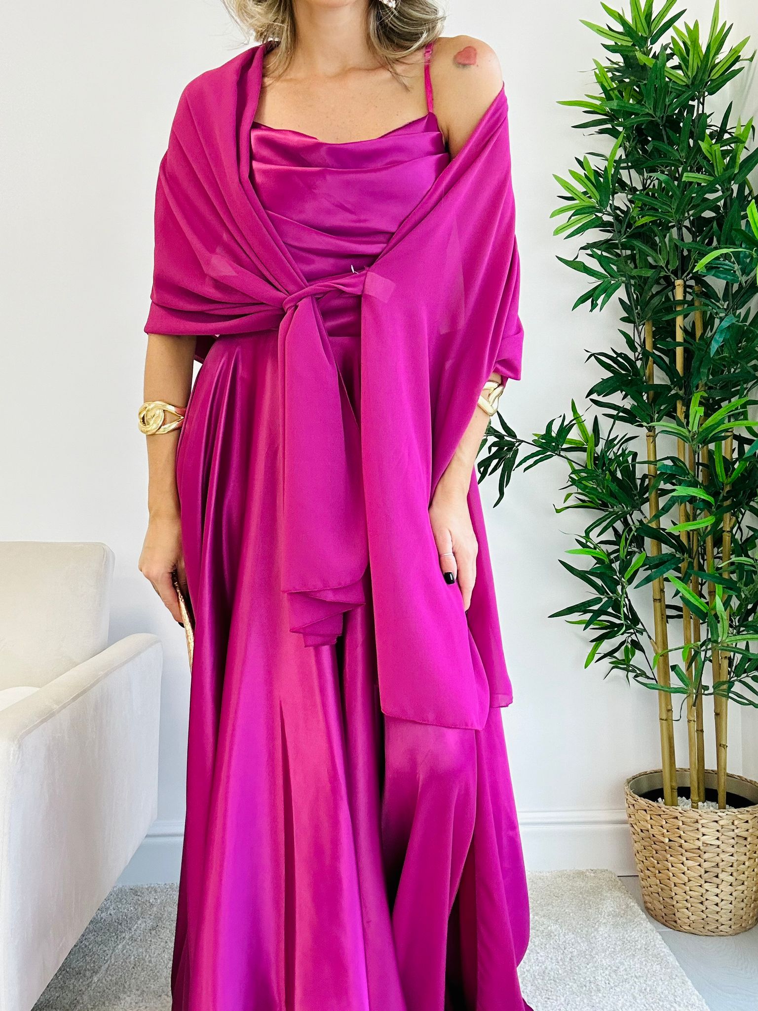 Andromeda-Kleid - Magenta