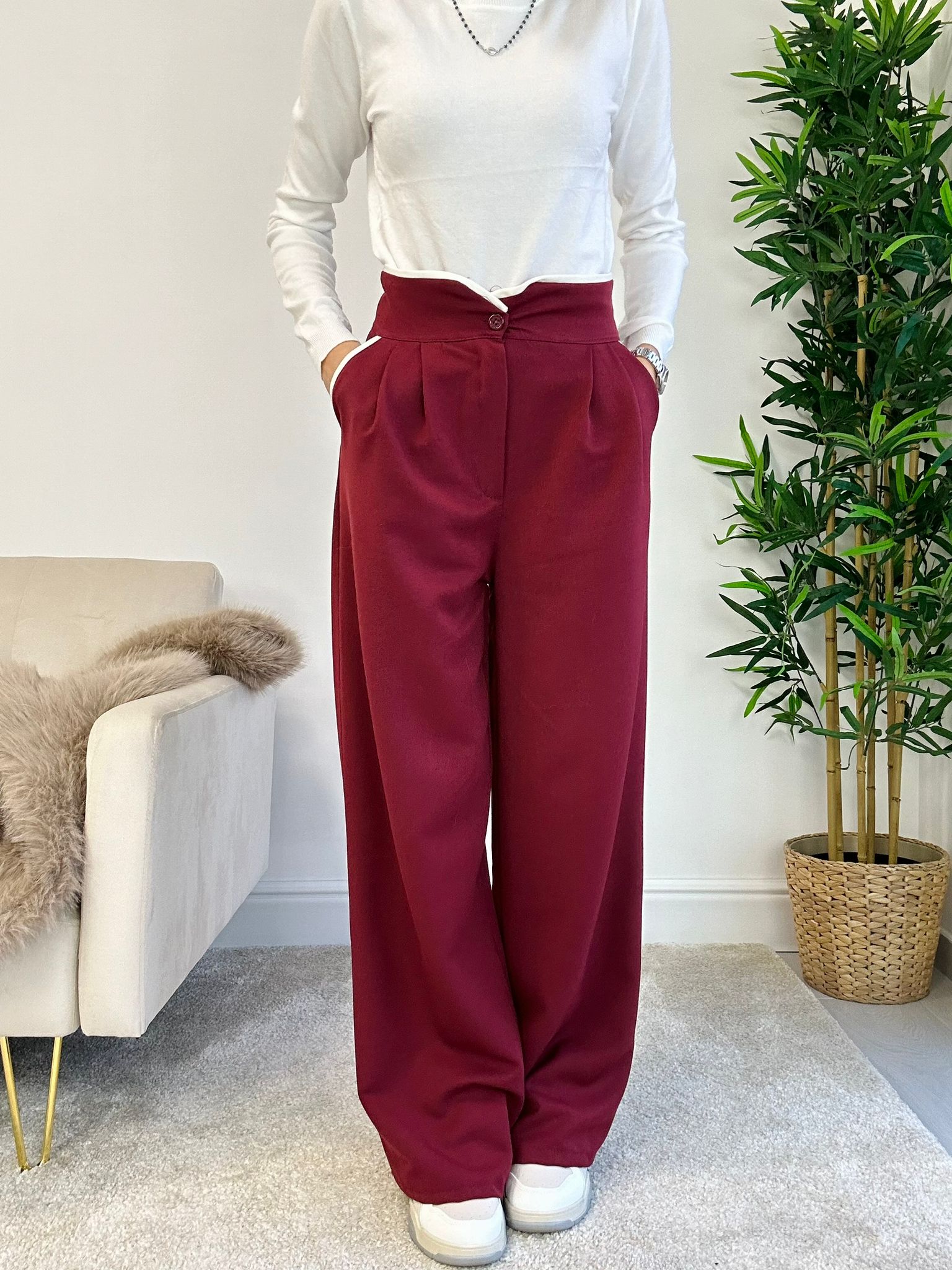 Pantalone Liam - Bordeaux