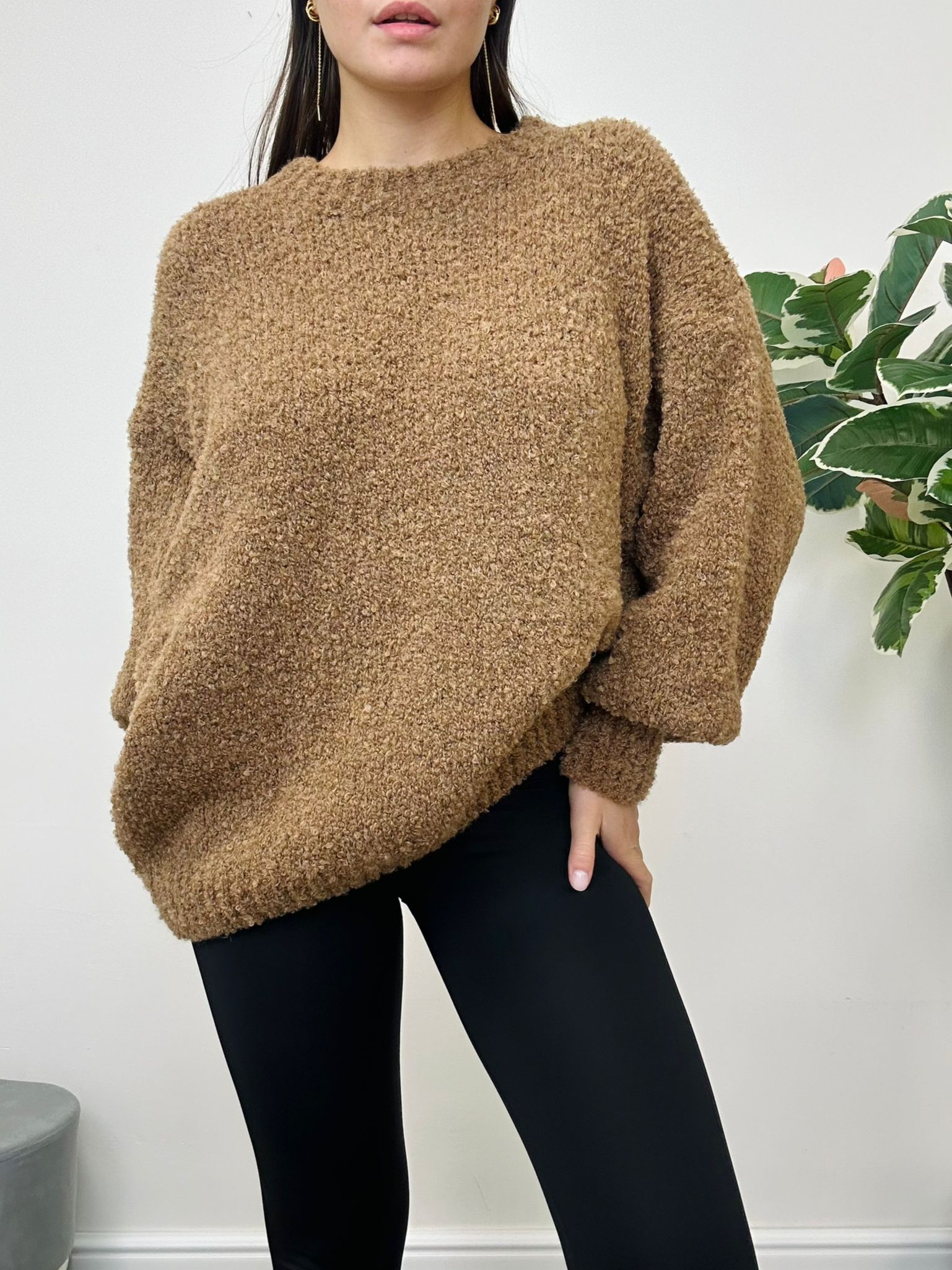 Ania-Pullover – Kamel