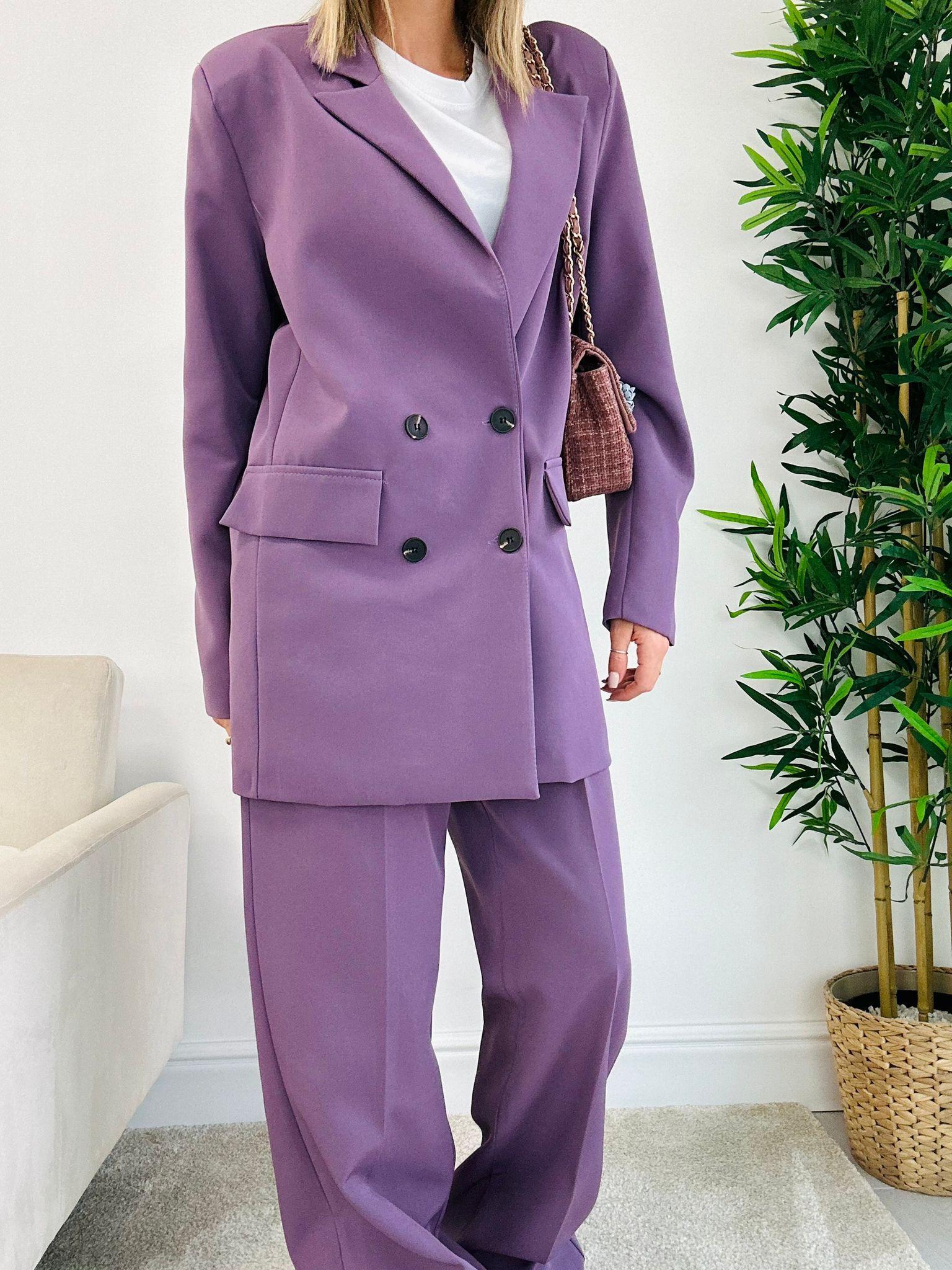 Tailleur Londra (Blazer + Pantalone) Viola