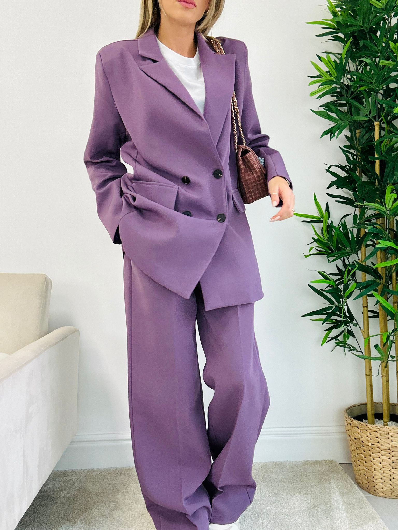 Tailleur Londra (Blazer + Pantalone) Viola