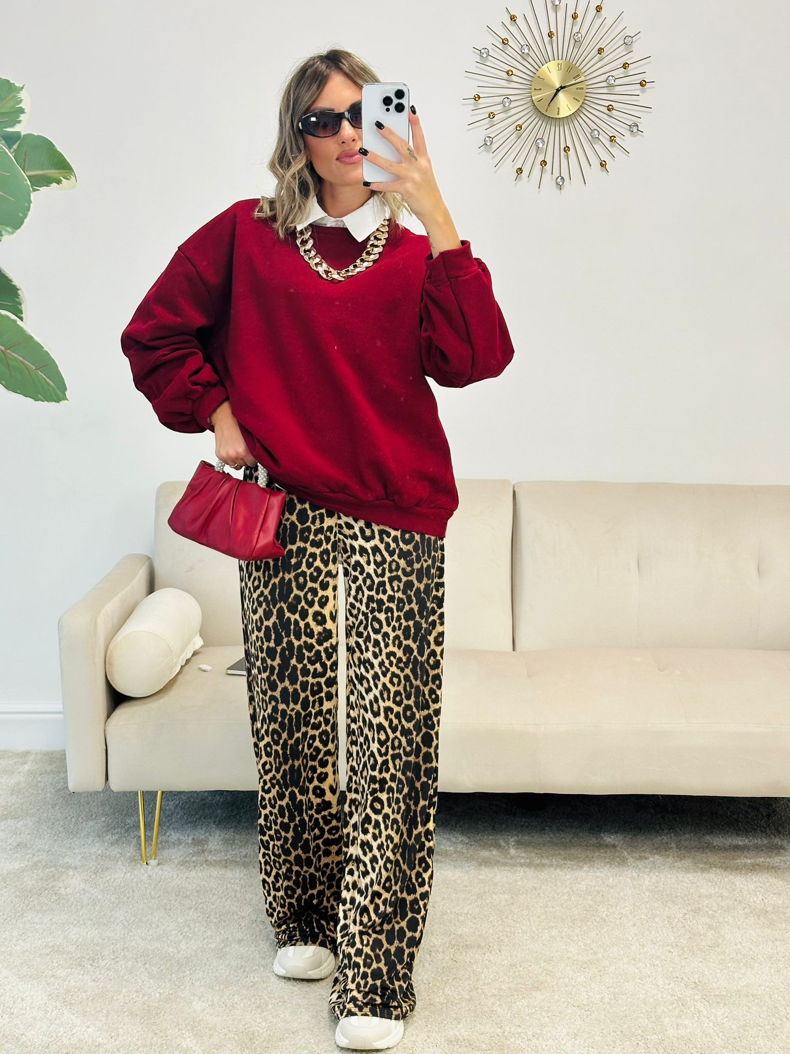 Pantalone Leopardato