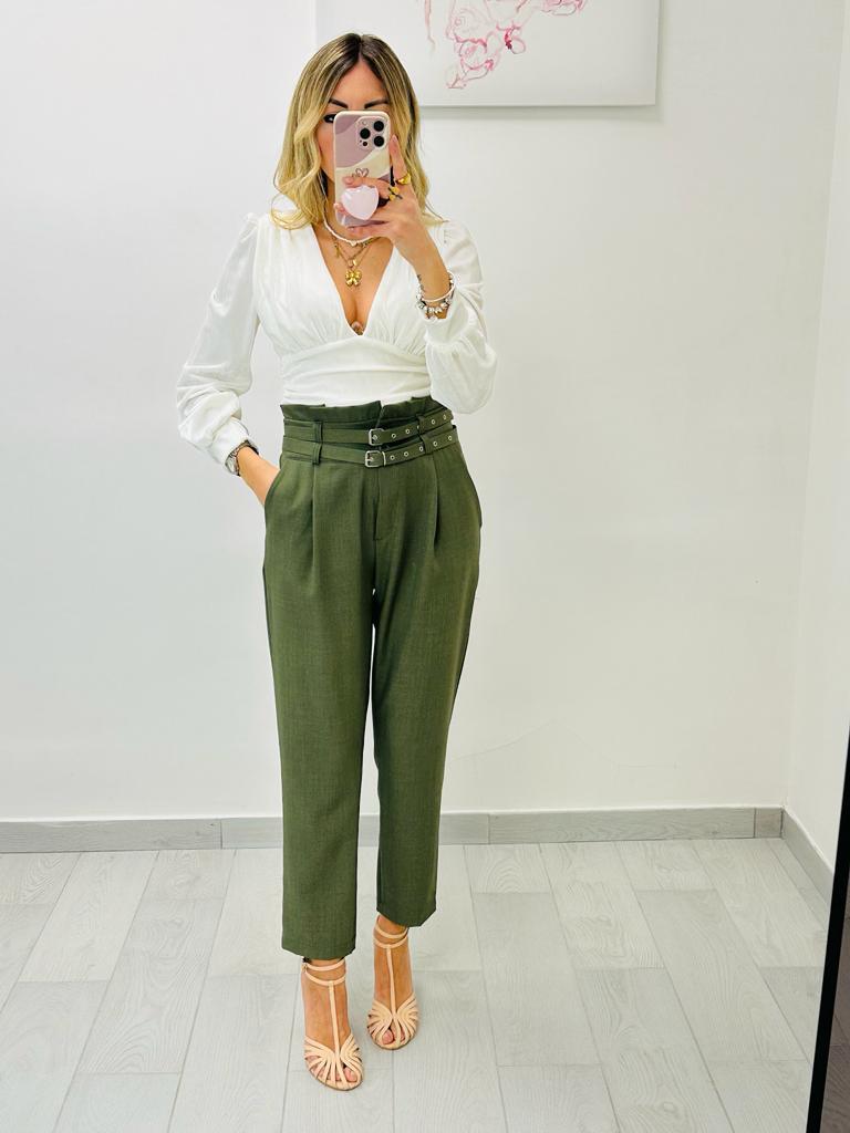 Pantalone Lisa - Verde