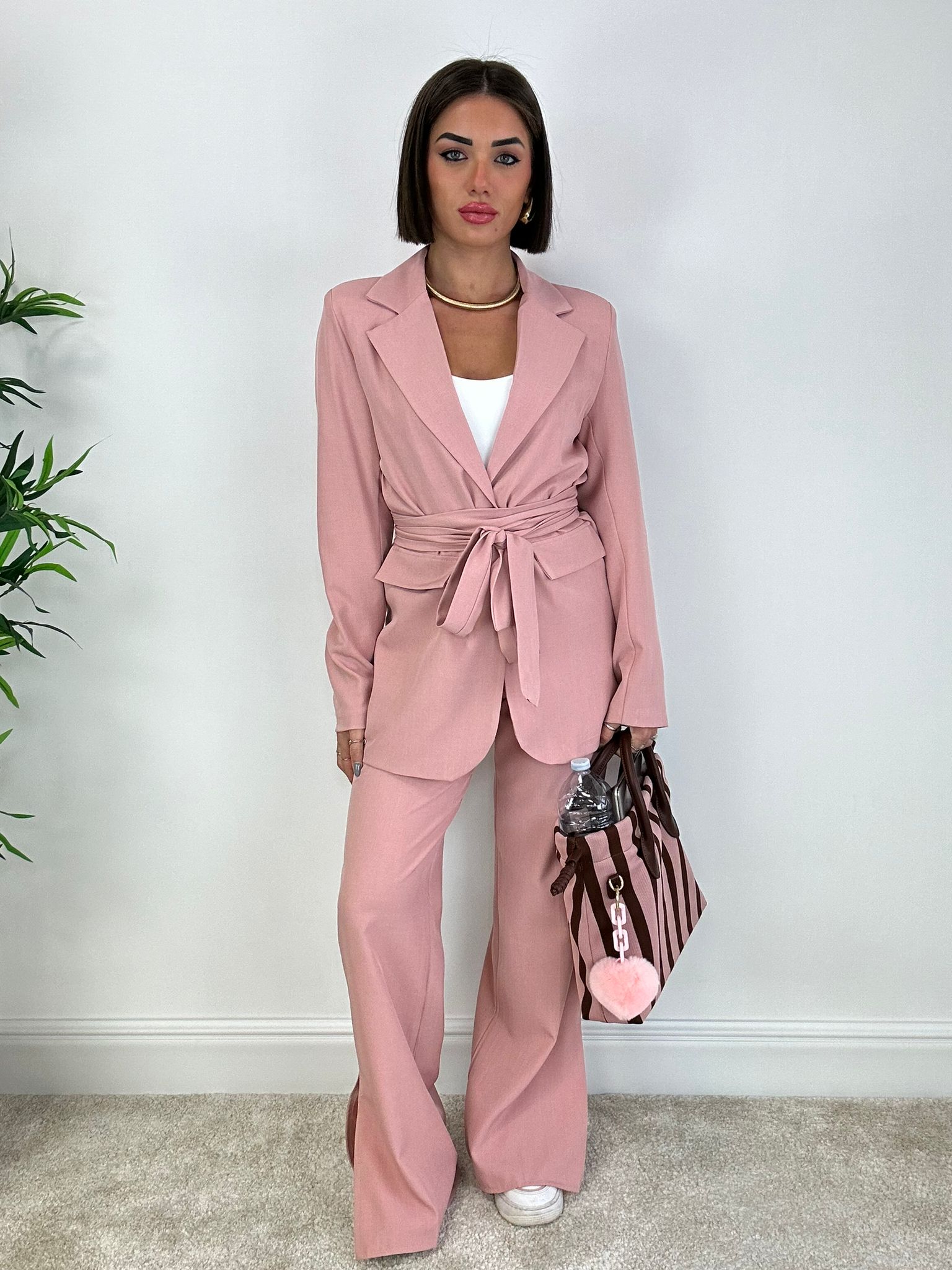 Tailleur Parigi (Blazer + Pantalone) Rosa Antico