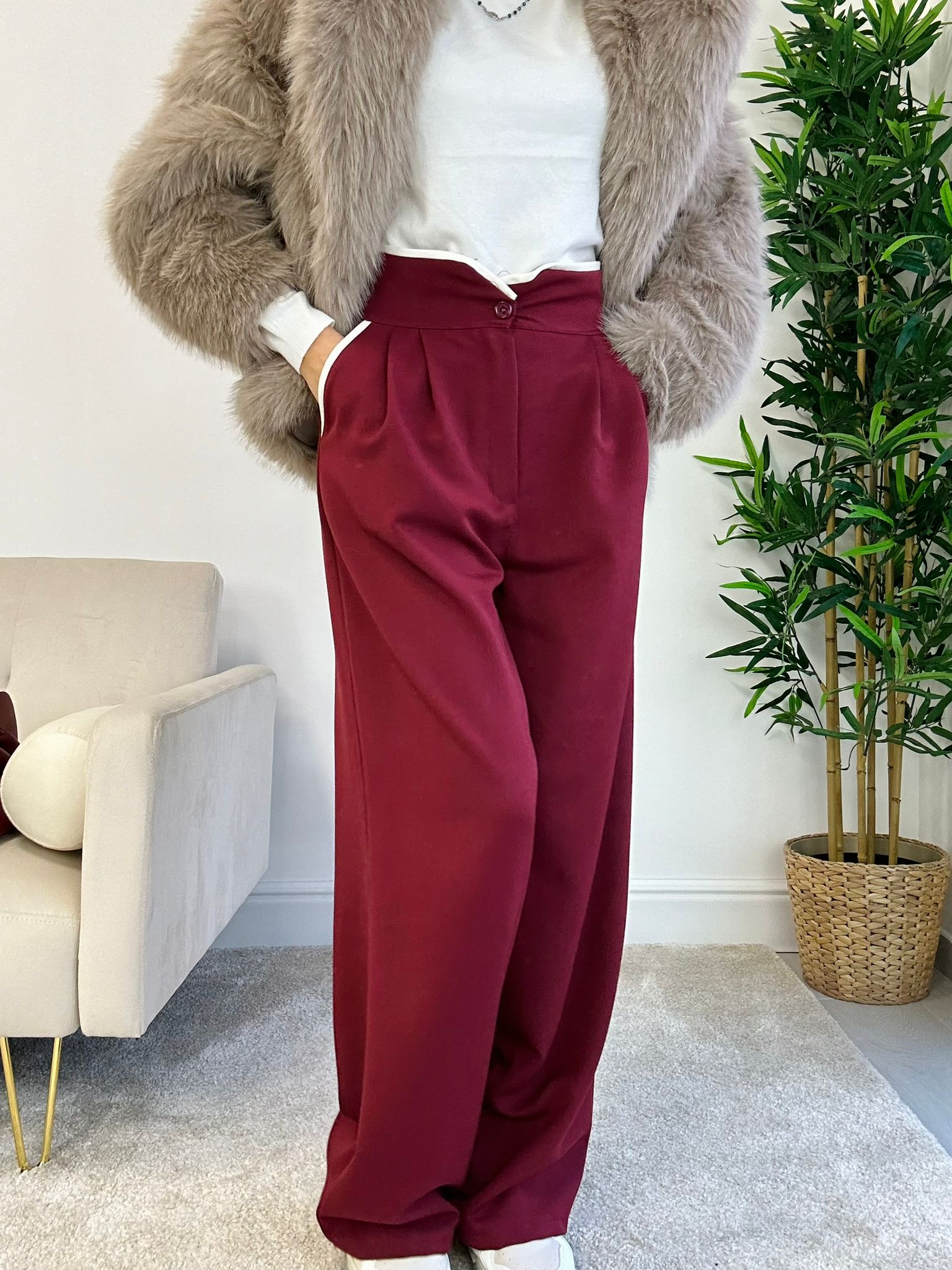 Pantalone Liam - Bordeaux