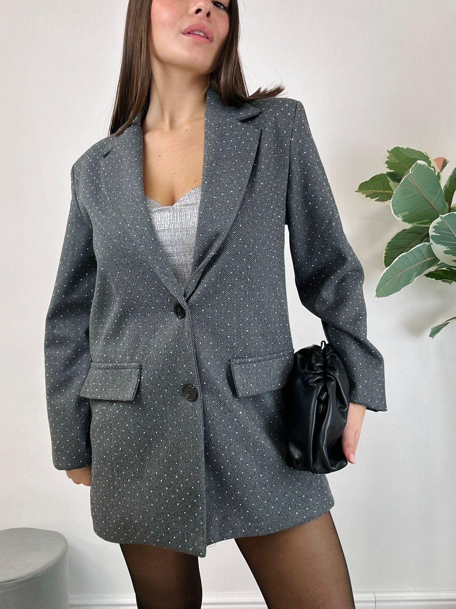 Blazer pailleté Marzia - Gris