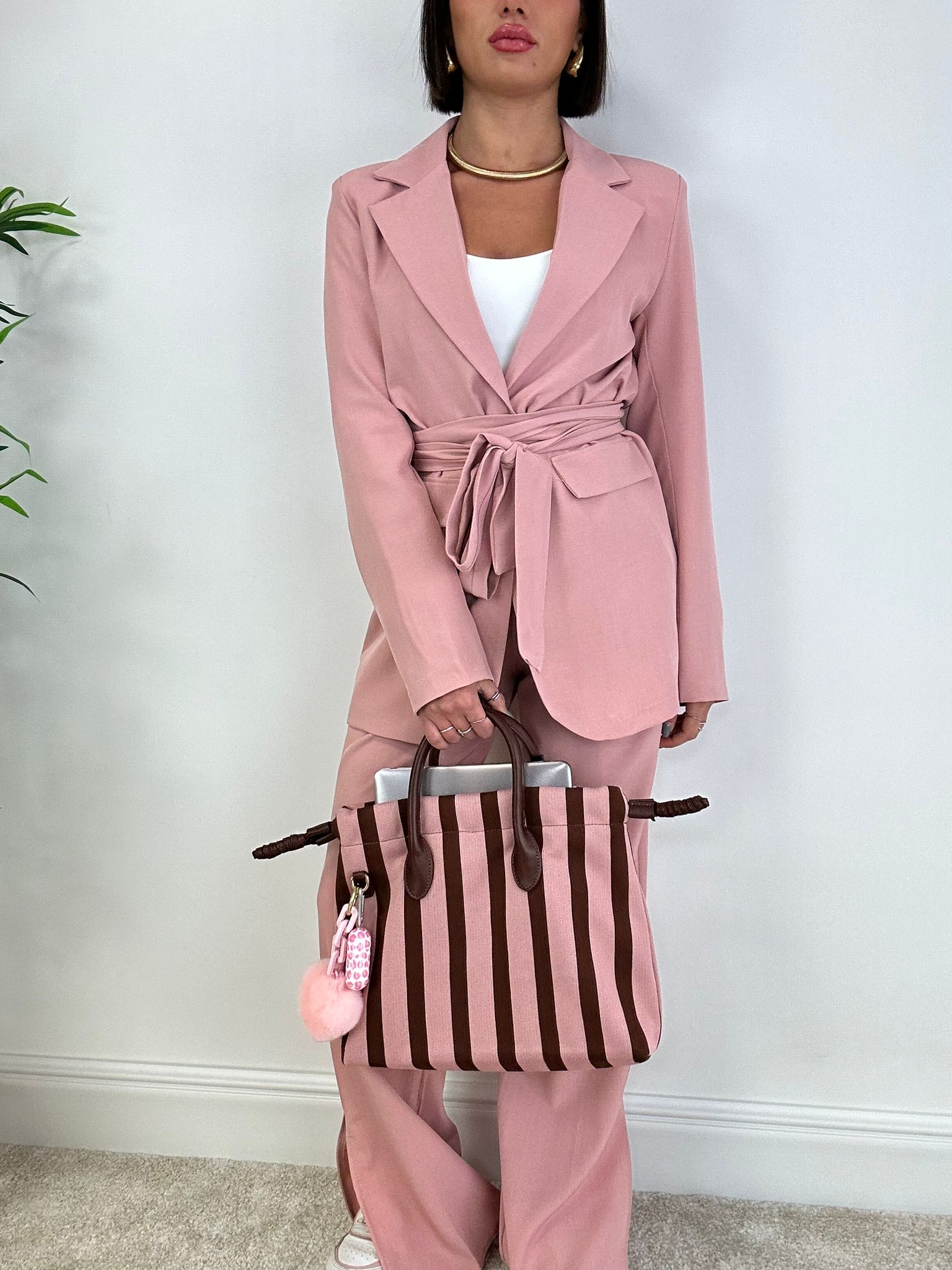 Tailleur Parigi (Blazer + Pantalone) Rosa Antico