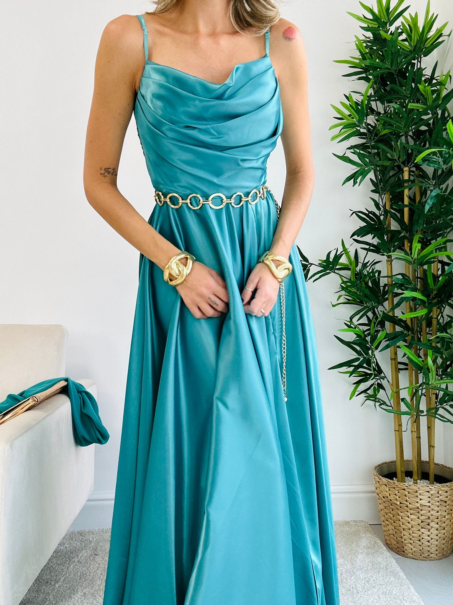 Andromeda-Kleid - Türkis